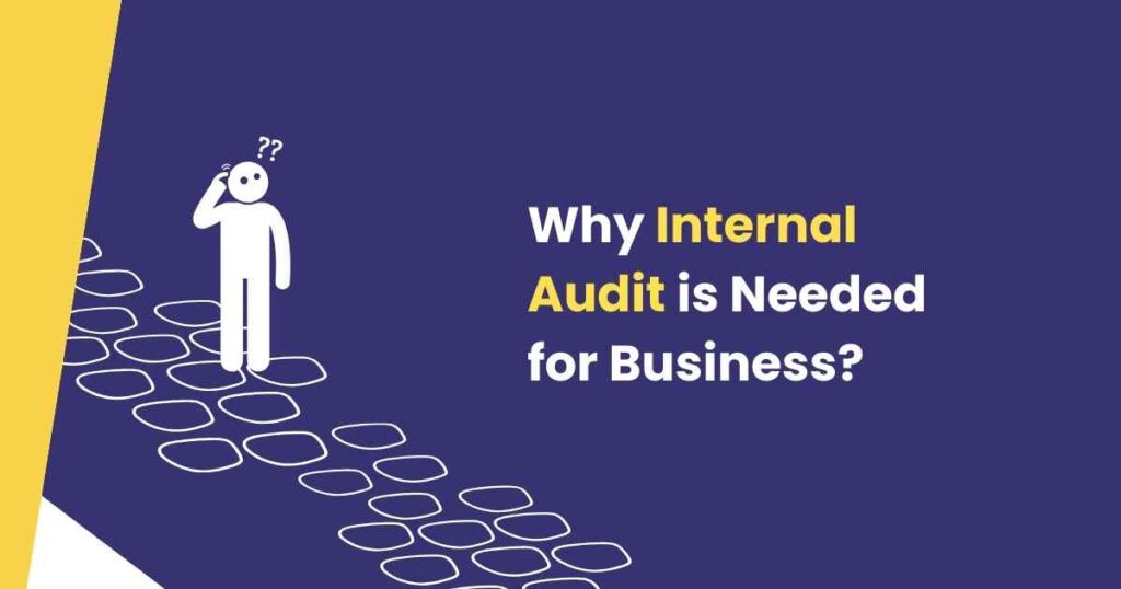 An this graphical image representing a internal audit needs for business