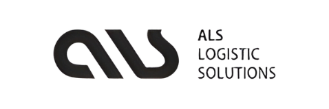 An image Showing a Logo of 'ALS LOGISTIC SOLUTION' in UAE