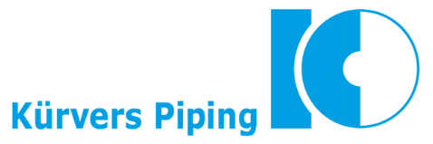 An image Showing a Logo of 'Kurvers Piping' in UAE