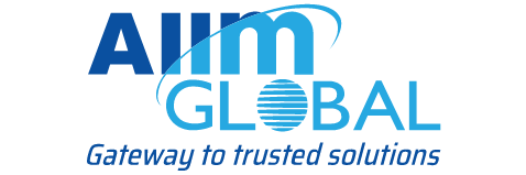 An image depicting a Logo of 'AIIM GLOBAL' in UAE