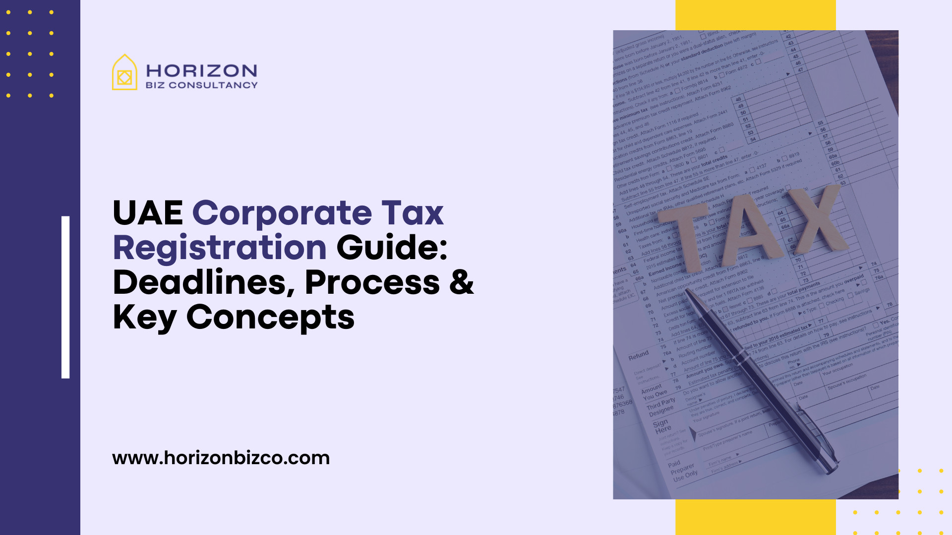 UAE Corporate Tax Registration Guide Deadlines, Process & Key Concepts